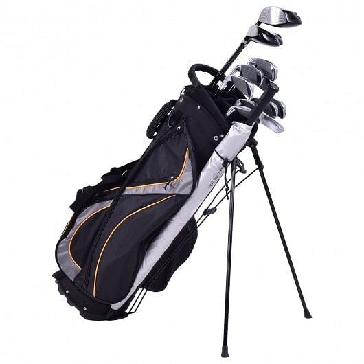 9 Inch Golf Stand Bag Divider Carry Pockets Storage-4