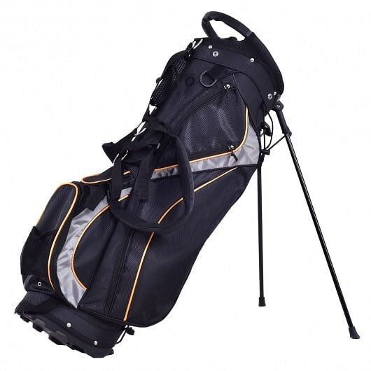 9 Inch Golf Stand Bag Divider Carry Pockets Storage-5