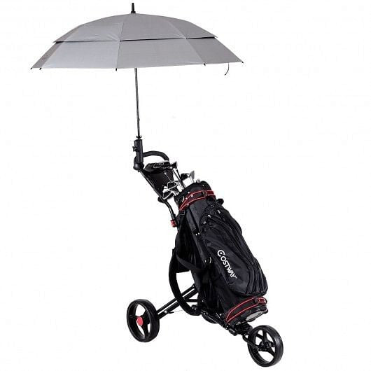 Foldable 3 Wheel Golf Pull Push Cart Trolley-1